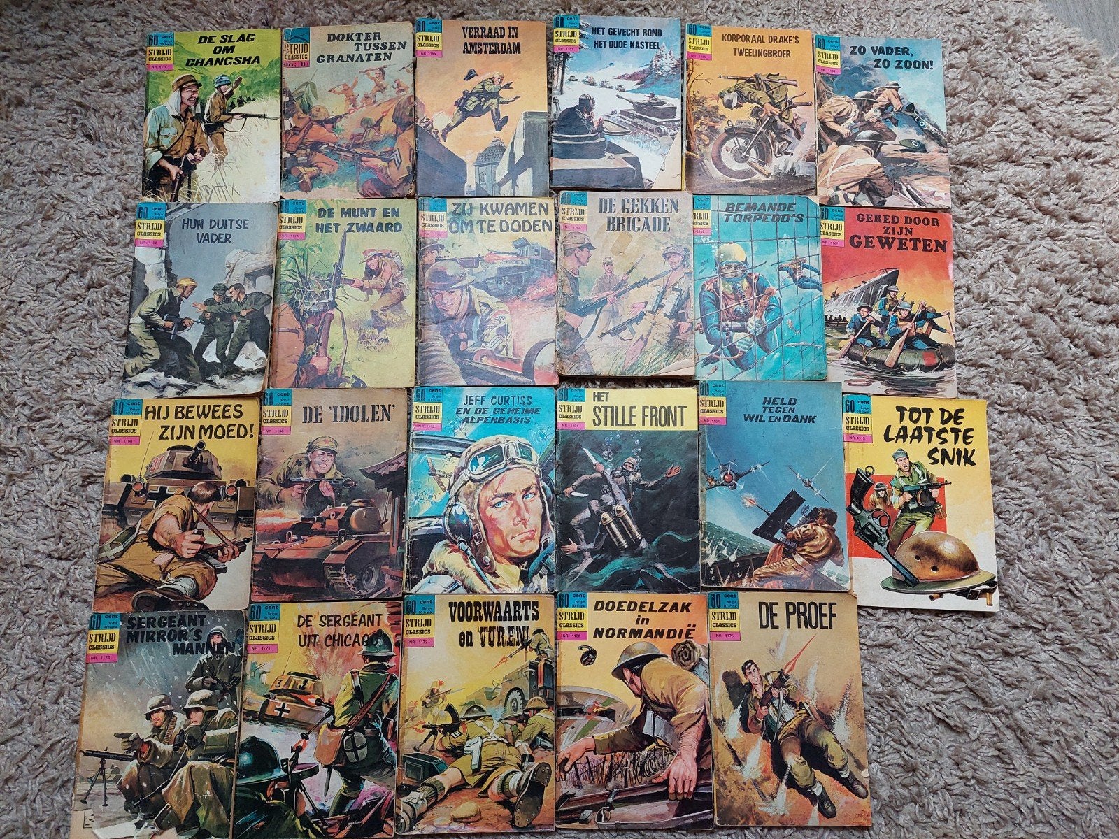 Strijd en Commando Classic strips, Meerdere comics, Ophalen of Verzenden, Gelezen, Europa