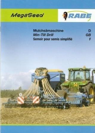 Folder Rabe Megaseed, Ophalen of Verzenden, Gelezen, Tractor en Landbouw