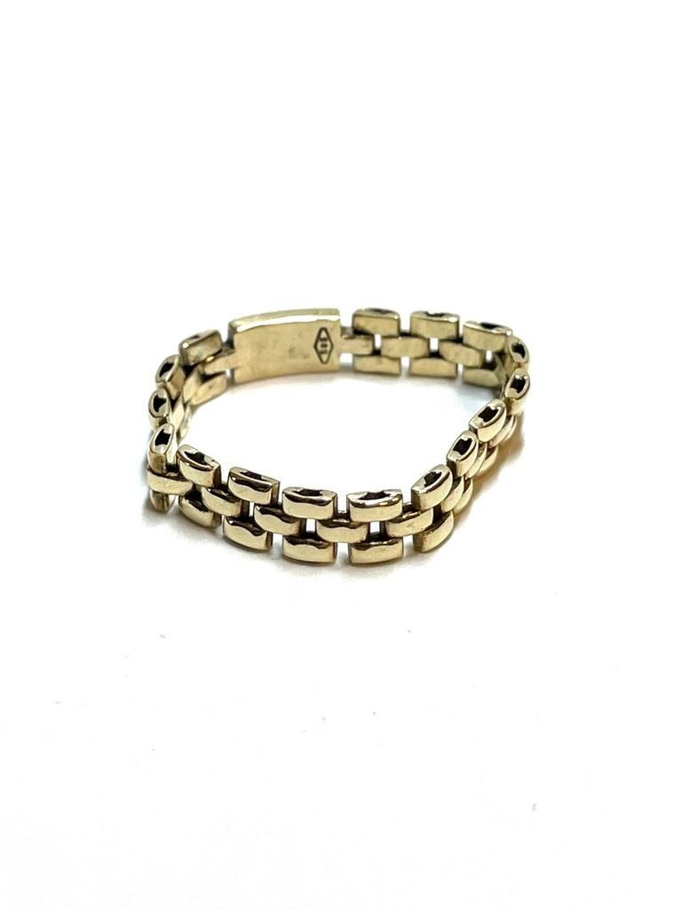 14k gouden ring, 18 tot 19, -, -, Ophalen of Verzenden