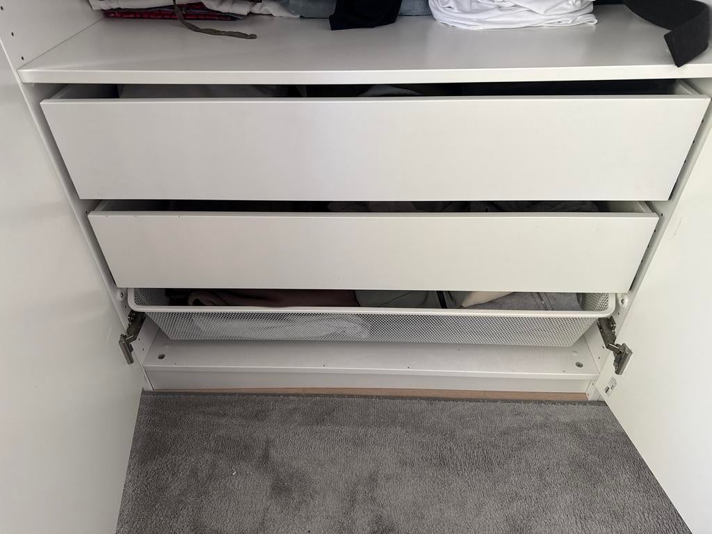 IKEA Pax Komplement: Plank, 2 Lades & Mand (100x58 cm), Ophalen, Gebruikt, 50 tot 100 cm, Minder dan 100 cm