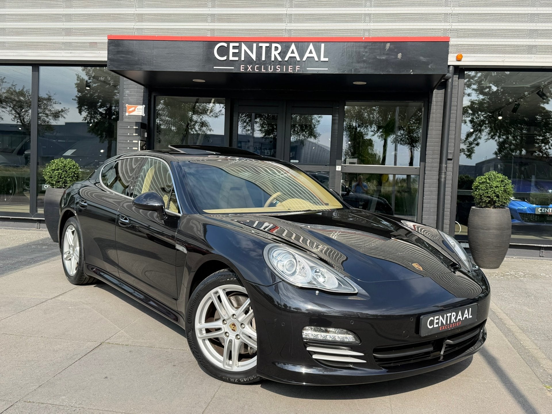 Porsche Panamera 4.8 4S Schuifdak|PDK|Luchtvering|400PK|Memo, Auto's, Porsche, Automaat, Gebruikt, 4 stoelen, Zwart