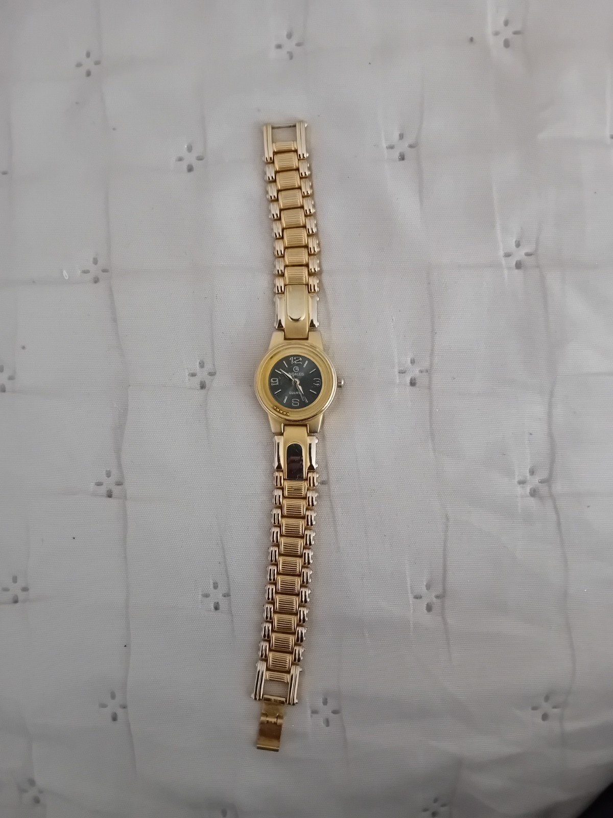 Gouden dameshorloge - Elegant en tijdloos, Overige merken, Overige materialen, Gebruikt, Polshorloge