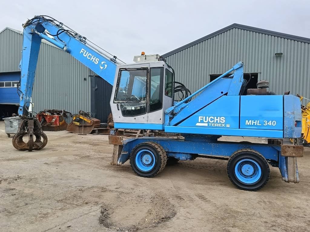 Fuchs MHL 340 waste industry handler umslagbagger (bj 2001), Kraan