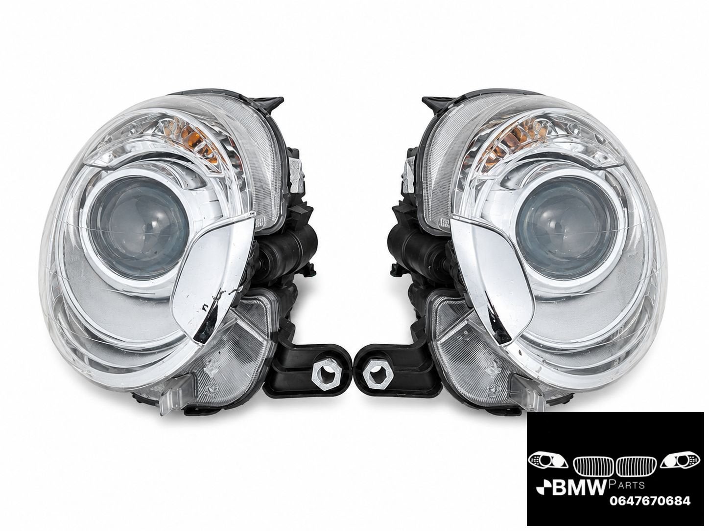 Set koplamp xenon Abarth 595 / Fiat 500 facelift, Gebruikt, -, Overige automerken, Ophalen of Verzenden