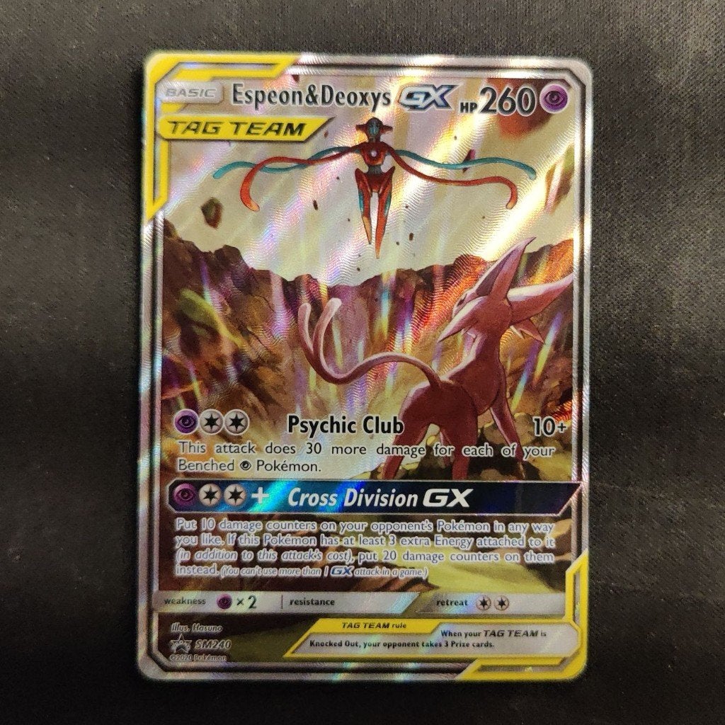 Espeon & Deoxys SM240, Ophalen of Verzenden, Zo goed als nieuw