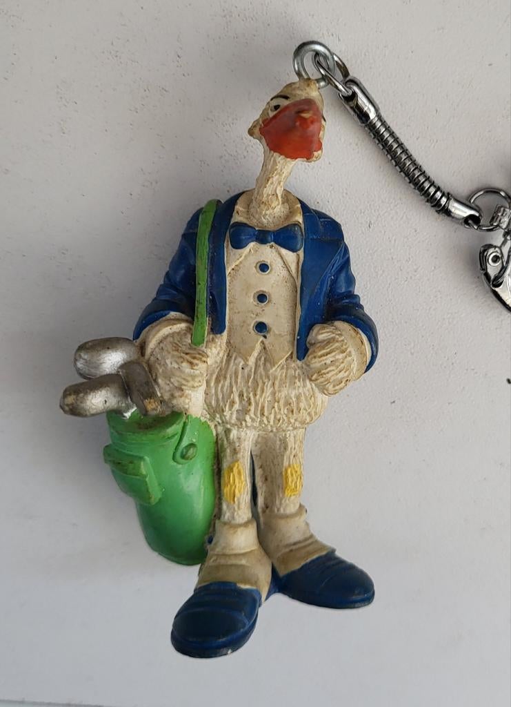 Leuke sleutelhanger: Golfende Eend, Ophalen of Verzenden, Gebruikt, Dier of Natuur