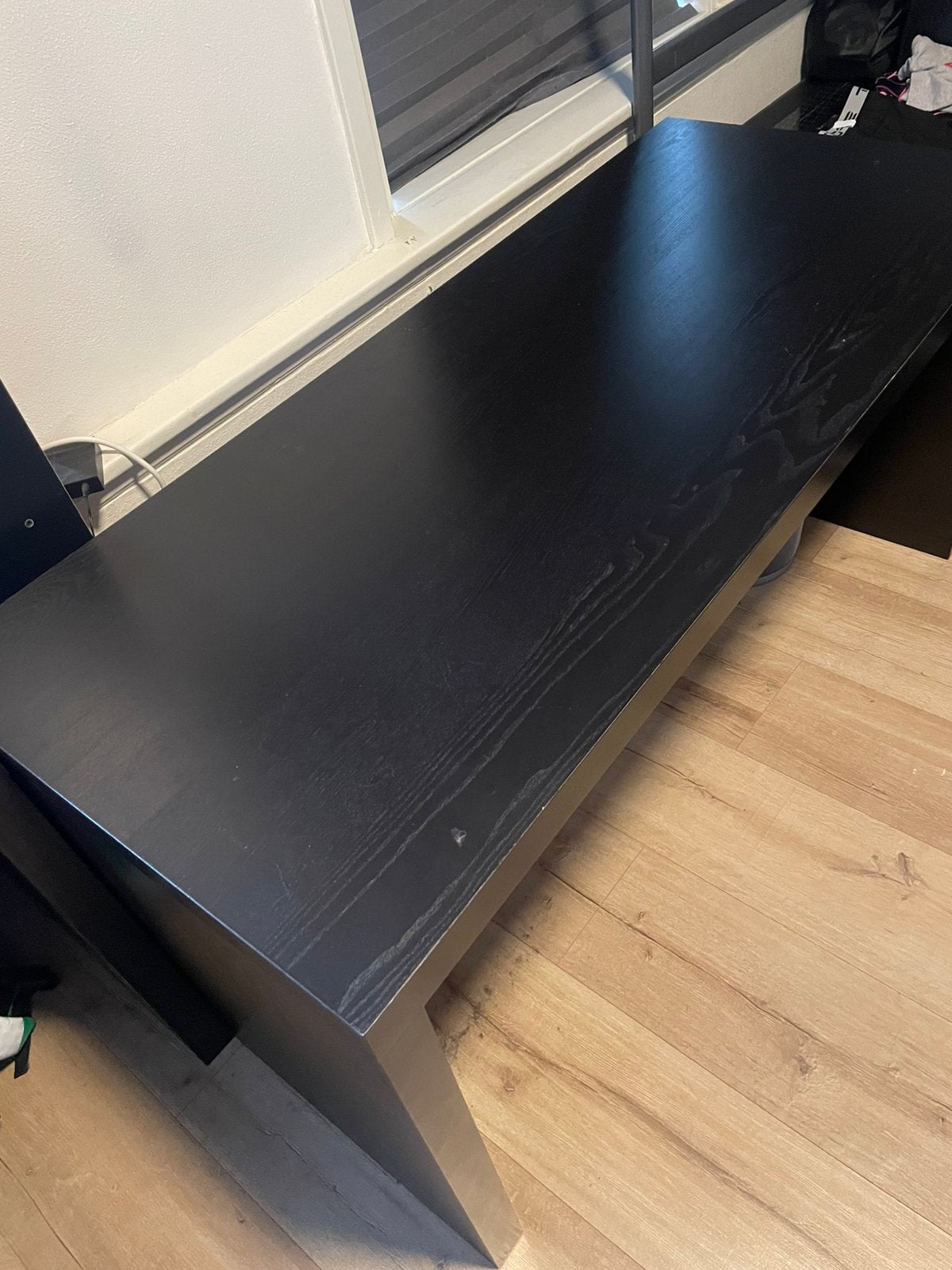 Ikea Zwart bureau Tafel 2x [50€perTafel], Ophalen, Zwart, Gebruikt, Scandinavisch