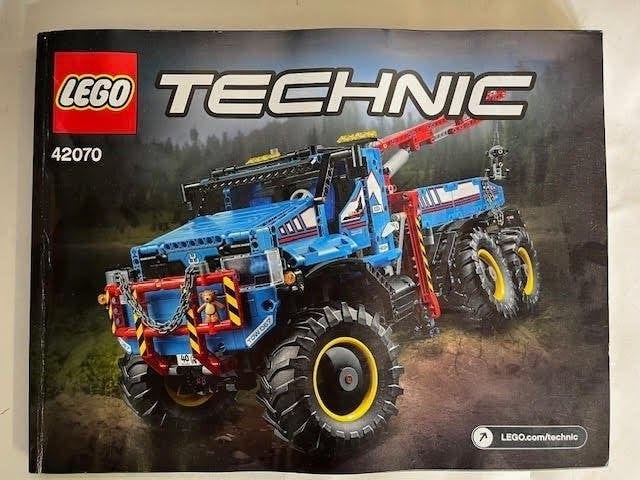 LEGO Tech. 42070 6x6 All Terrain Tow – Inclusief Handleiding, Kinderen en Baby's, Speelgoed | Duplo en Lego, Ophalen of Verzenden