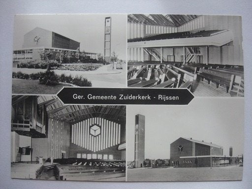 R02 Rijssen - Gereformeerde Gemeente Zuiderkerk, Verzenden, 1960 tot 1980, Ongelopen, Overijssel