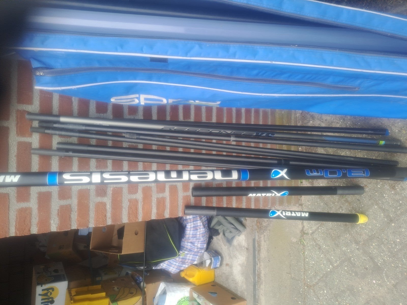 Matrix Nemesis 8.0m vaste hengel en Browning Black Magic CFX, Watersport en Boten, Ophalen, Gebruikt, Vaste hengel