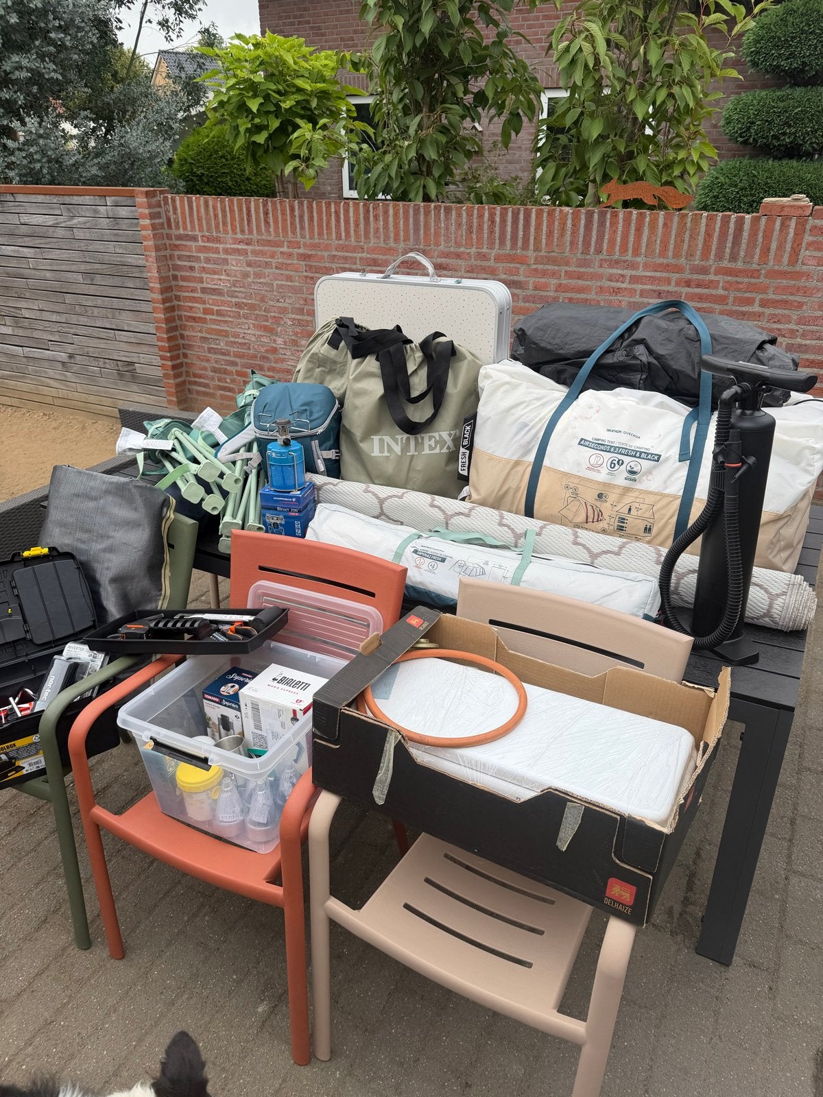 Quechua Air Seconds 6.3 tent ZEER COMPLEET!, Ophalen, Gebruikt