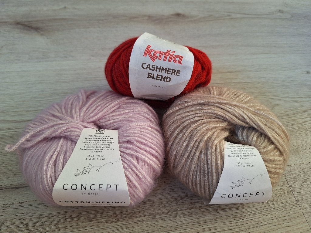 Katia concept wol, katoen en kasjmier, Ophalen of Verzenden, Zo goed als nieuw, Breien of Haken, Wol of Garen