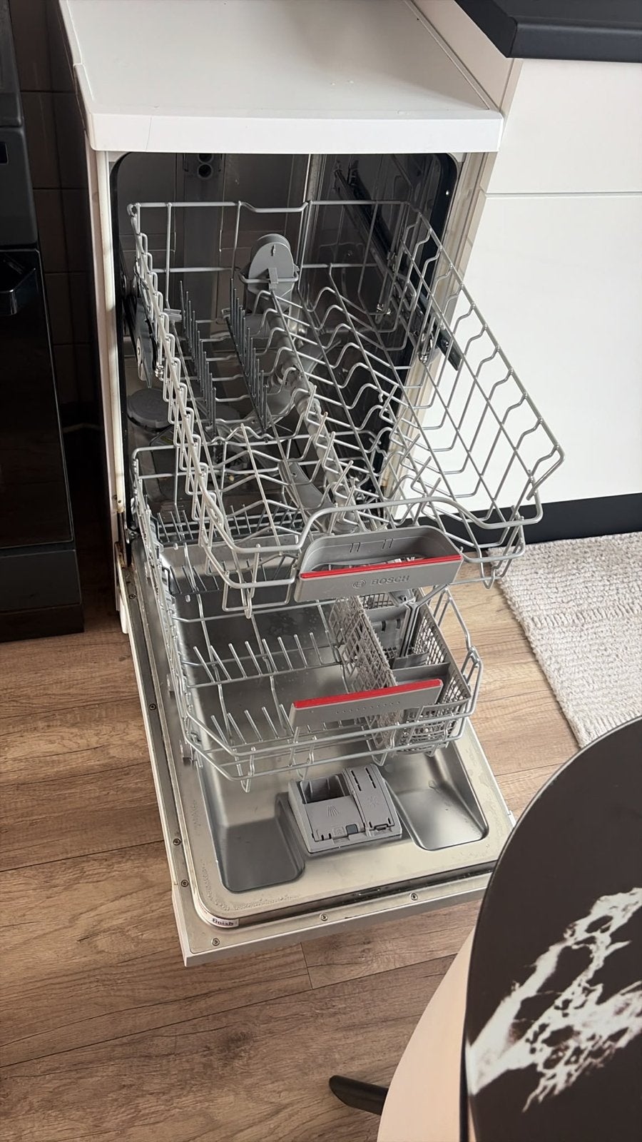 Bosch Serie 4 SuperSilence Vaatwasser - Wit, Witgoed en Apparatuur, Ophalen, Gebruikt, Eco programma, 85 tot 90 cm