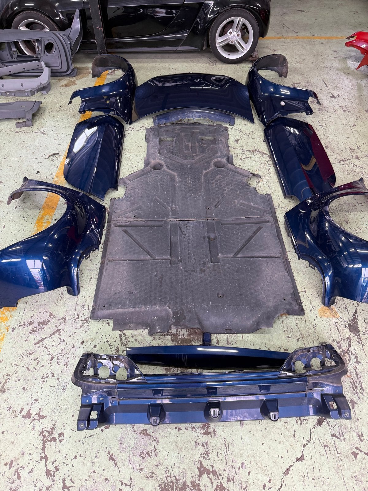 Smart Roadster Coupe Bluewave Bodykit Star Blue, Ophalen, Gebruikt, Voor, Smart