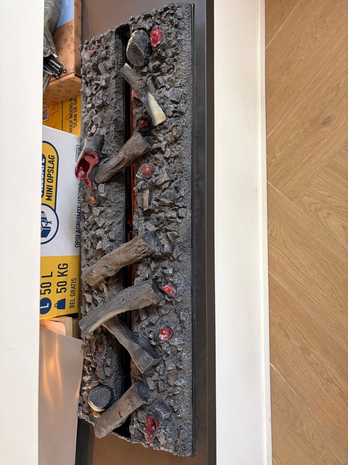 Log set voor Cassette 1000 sfeerhaard (defect), Ophalen of Verzenden, Gebruikt, Overige soorten