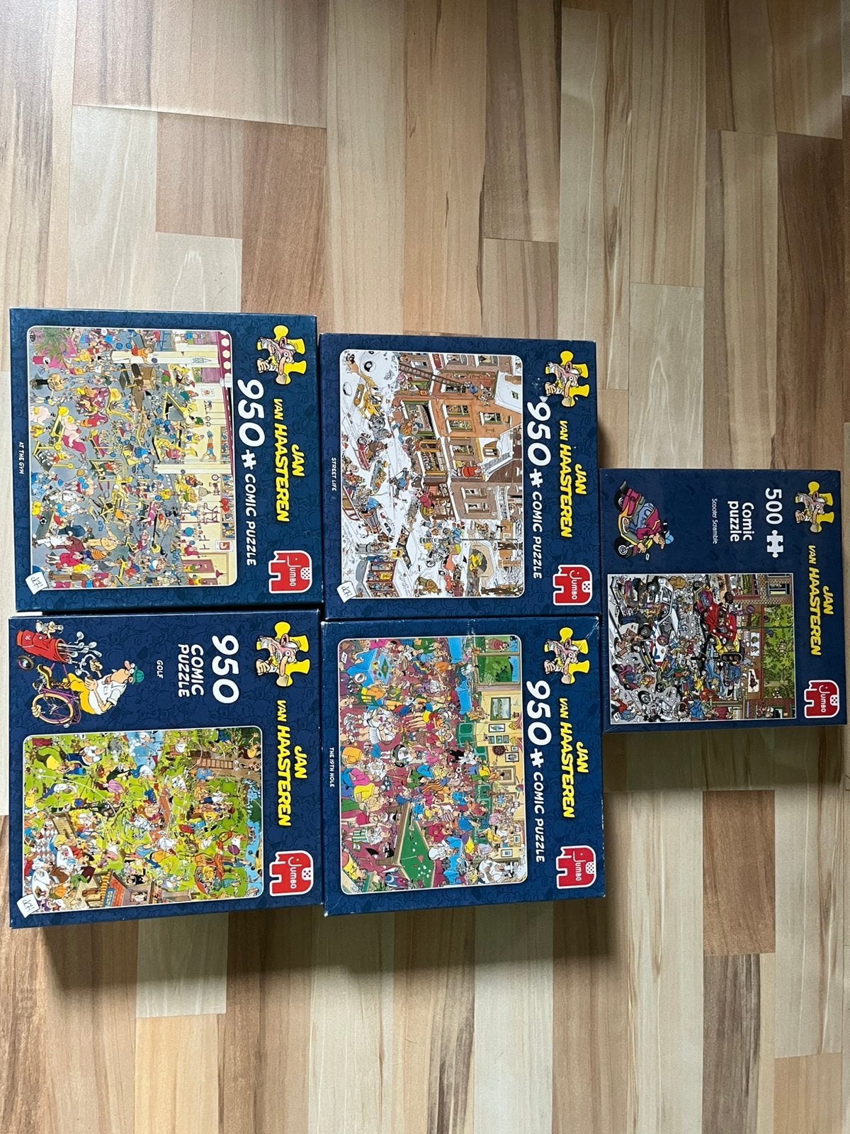Jan van Haasteren puzzels, Ophalen, 500 t/m 1500 stukjes, Gebruikt, Legpuzzel