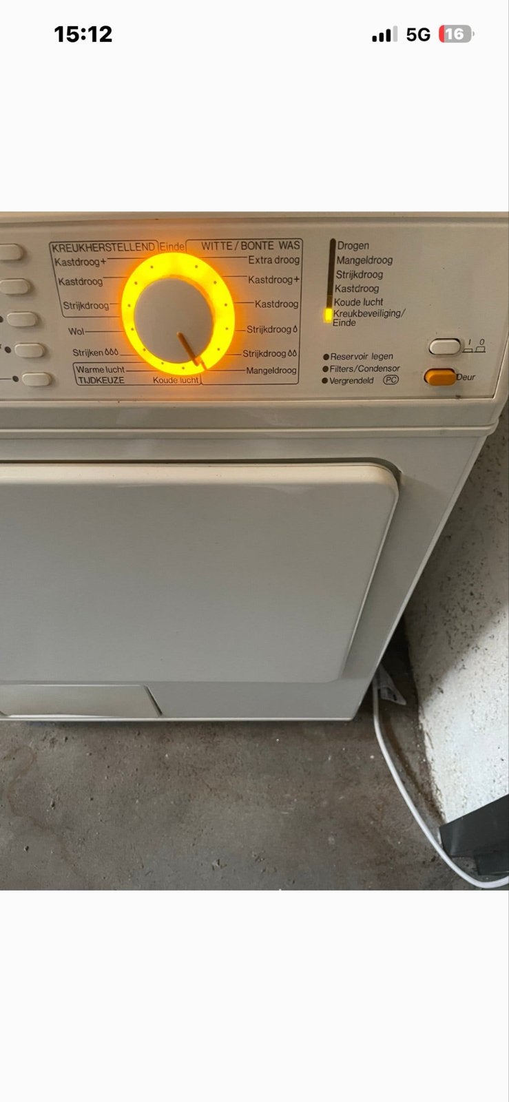 Miele Novotronic T273C Condensdroger - Goede Staat, Witgoed en Apparatuur, Ophalen, 6 tot 8 kg, Gebruikt, Voorlader
