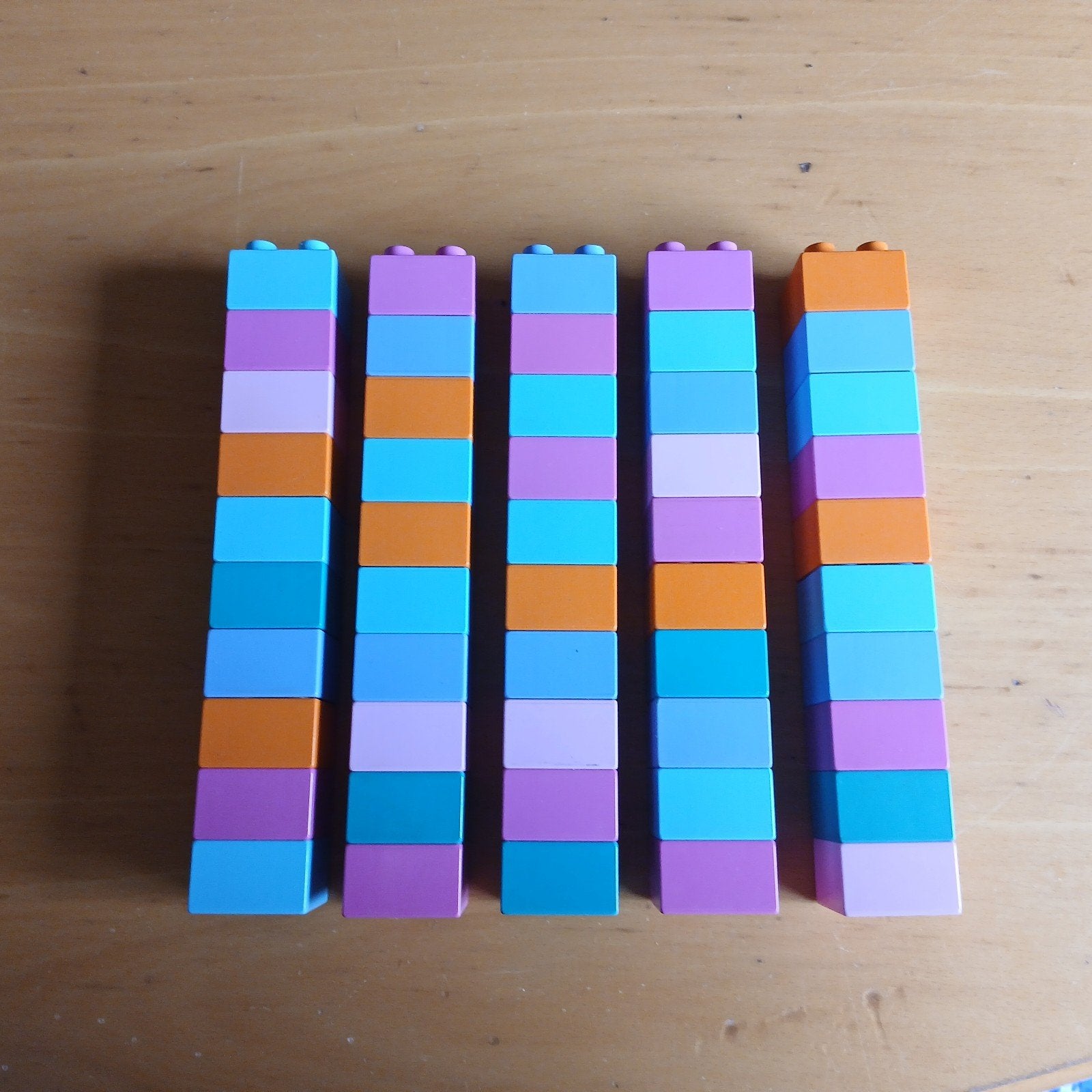 Duplo blokken 50 x 4 nops, Ophalen of Verzenden, Gebruikt, Losse stenen, Duplo