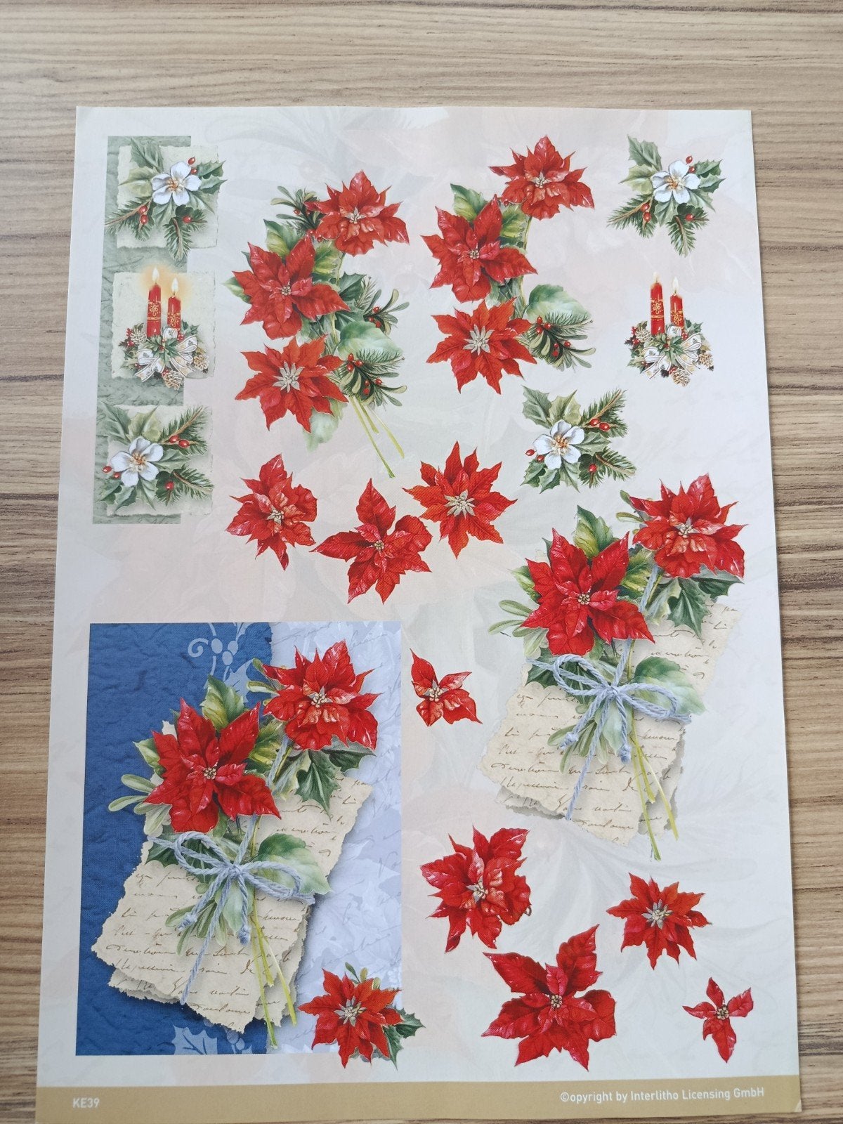 Kerst stukje, kerst brief, Knipvel,, Ophalen of Verzenden, Nieuw, Kerst, Knipvel
