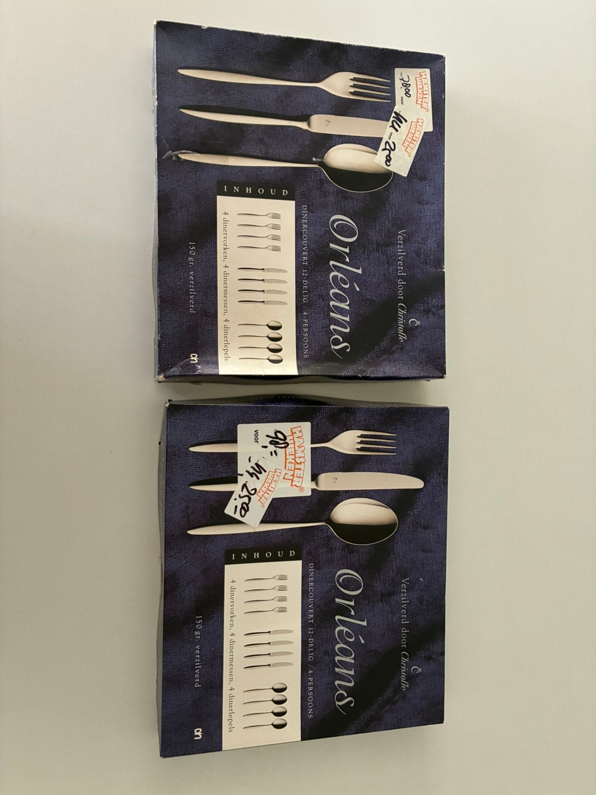 dinerbestekset – nieuw in originele verpakking, Antiek en Kunst, Ophalen of Verzenden
