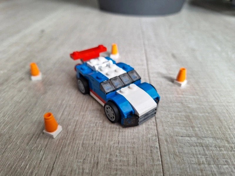 LEGO Creator 31027 Blauwe Racer - Compleet met boekje, Ophalen of Verzenden, Zo goed als nieuw, Overige merken