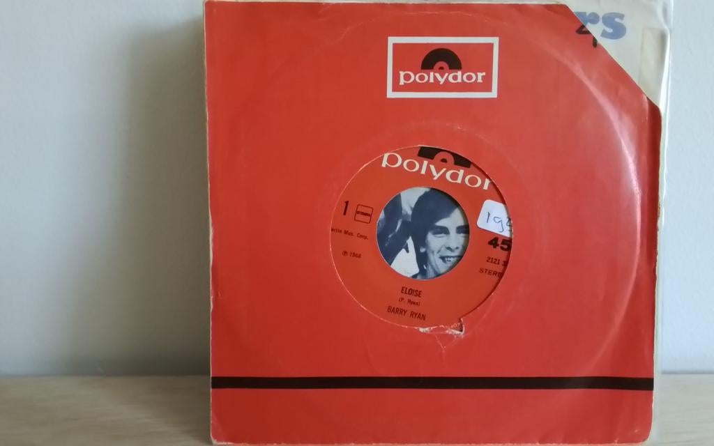 Barry Ryan - eloise, Cd's en Dvd's, Vinyl Singles, Ophalen of Verzenden, Gebruikt, Pop