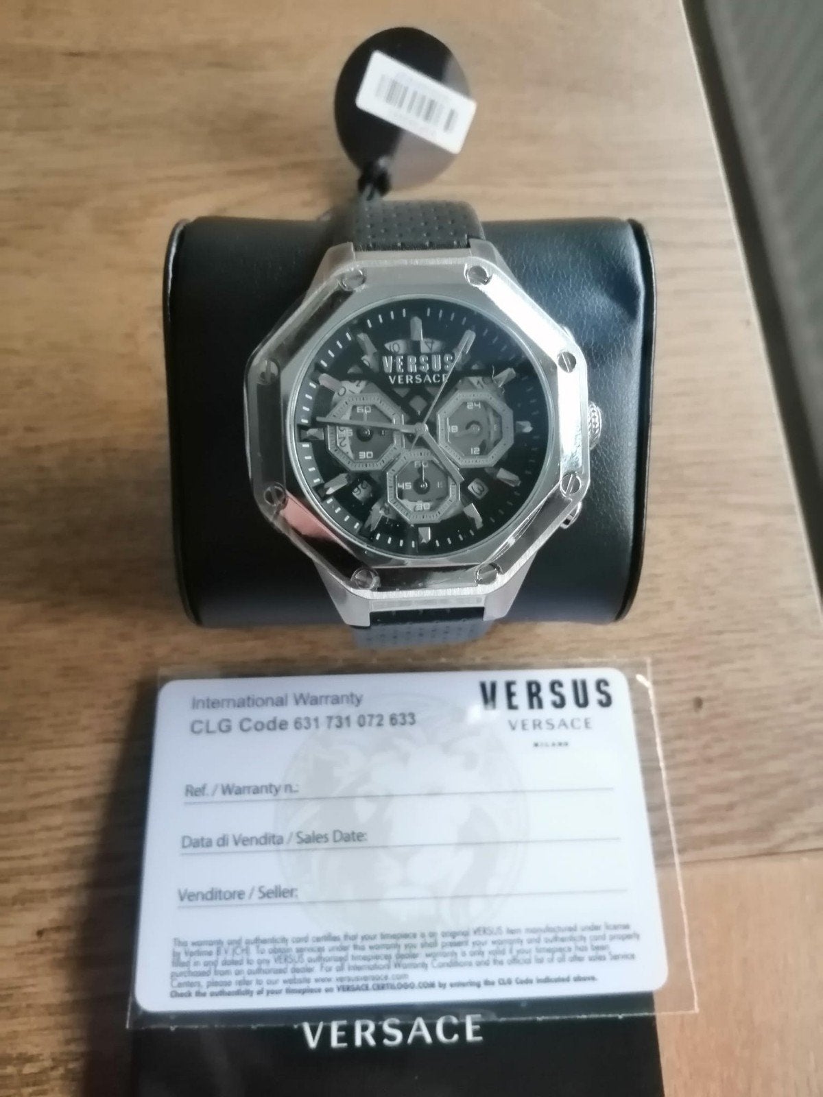 Nieuwe Versace Heren Horloge Nieuw In Doos, Ophalen of Verzenden, Nieuw, Overige materialen, Overige merken