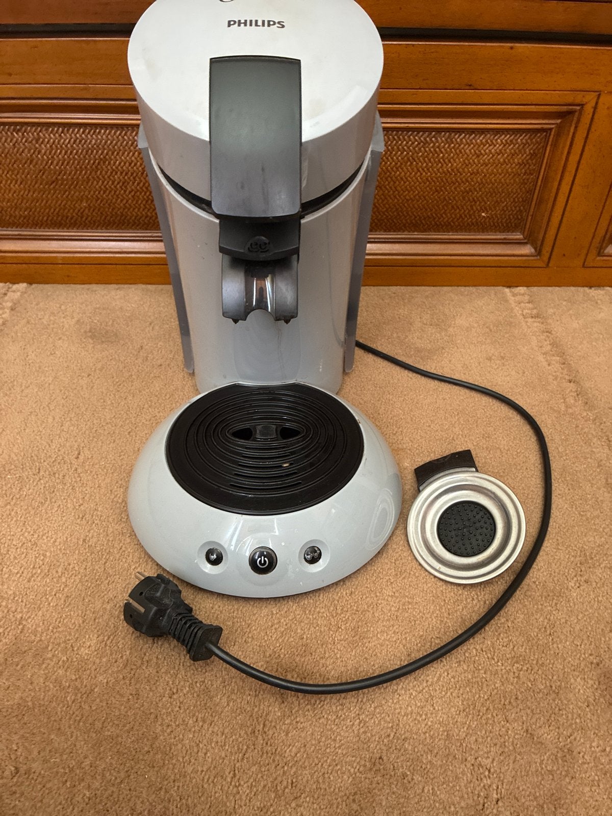 Philips Senseo koffiezetapparaat - Grijs+ GRATIS VERZENDEN, Koffiepads en cups, Gebruikt, Koffiemachine, Ophalen of Verzenden