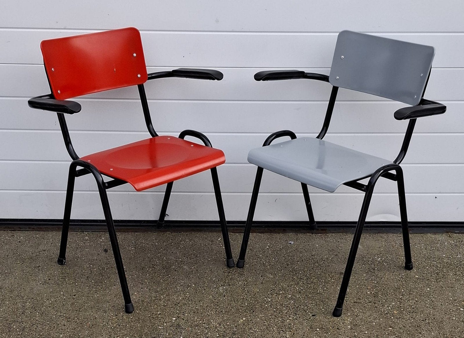27 x schoolstoelen kantine stoelen vergaderstoelen kantoor, Ophalen of Verzenden, Zo goed als nieuw, Kunststof, Vijf, Zes of meer stoelen