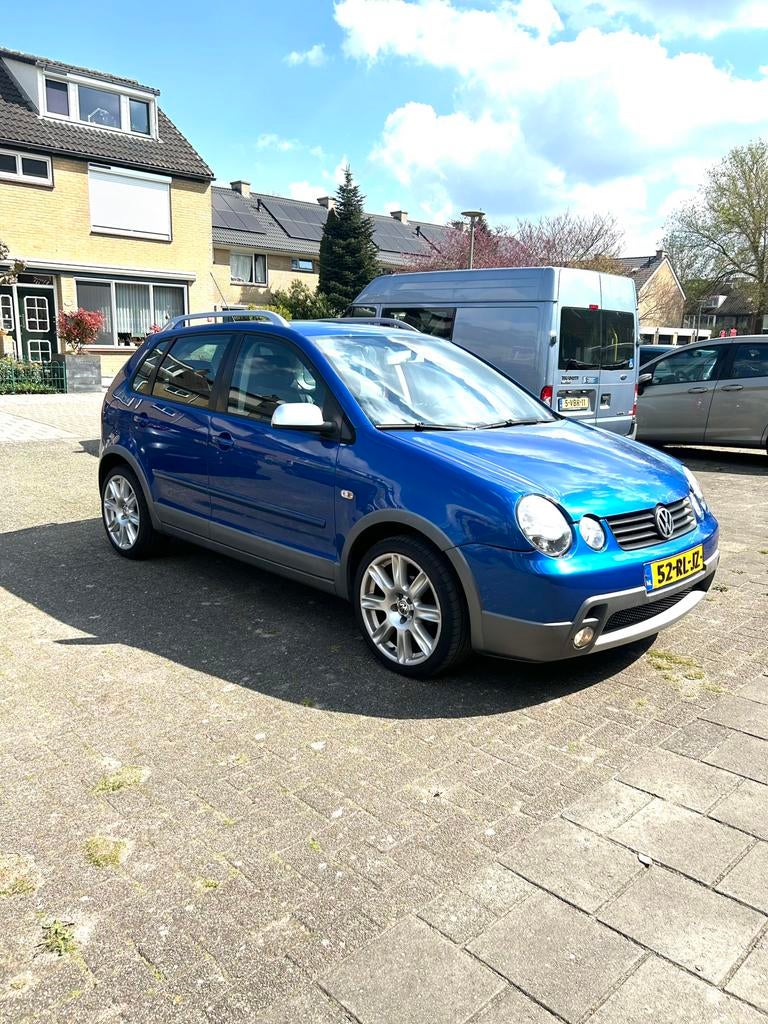 Volkswagen Polo 1.4 CROSS FUN 2005 Blauw, Auto's, Voorwielaandrijving, 15 km/l, 74 pk, 4 cilinders