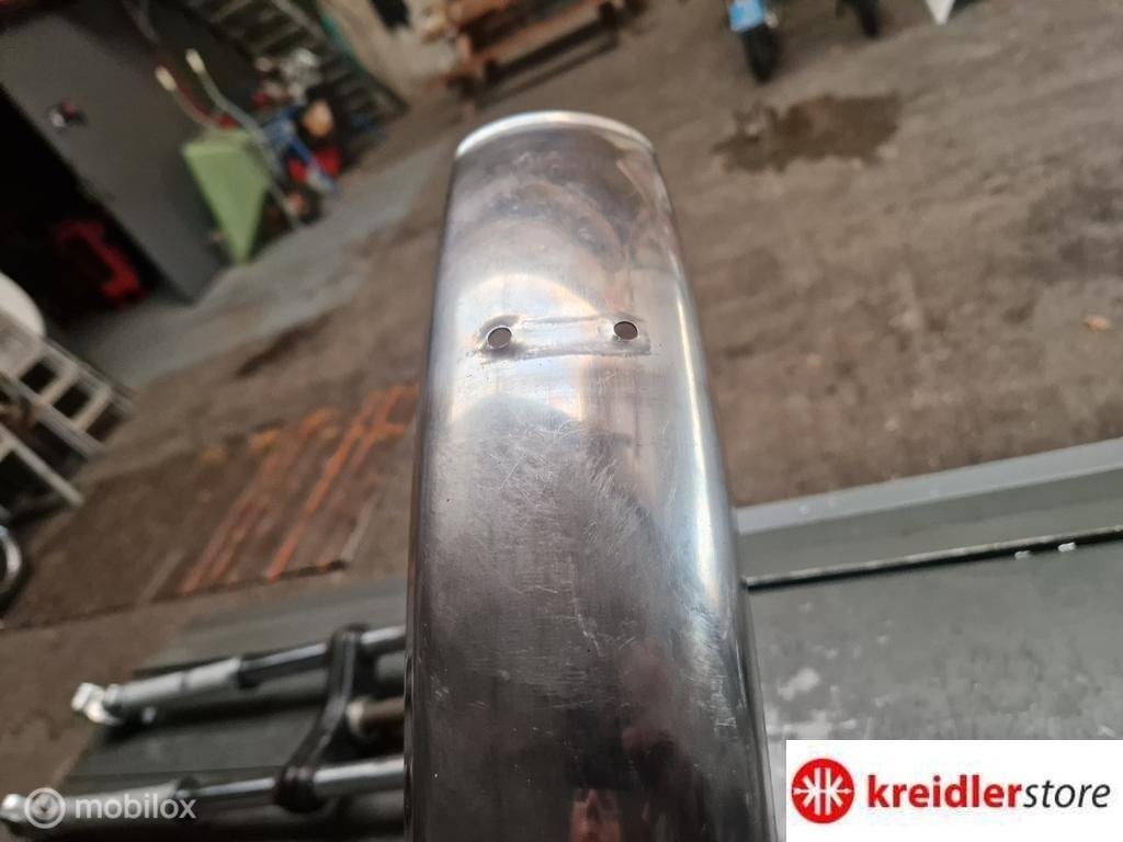 Kreidler RVS voorspatbord zonder gaatjes origineel, Gebruikt, Kreidler, Ophalen of Verzenden, Kreidler