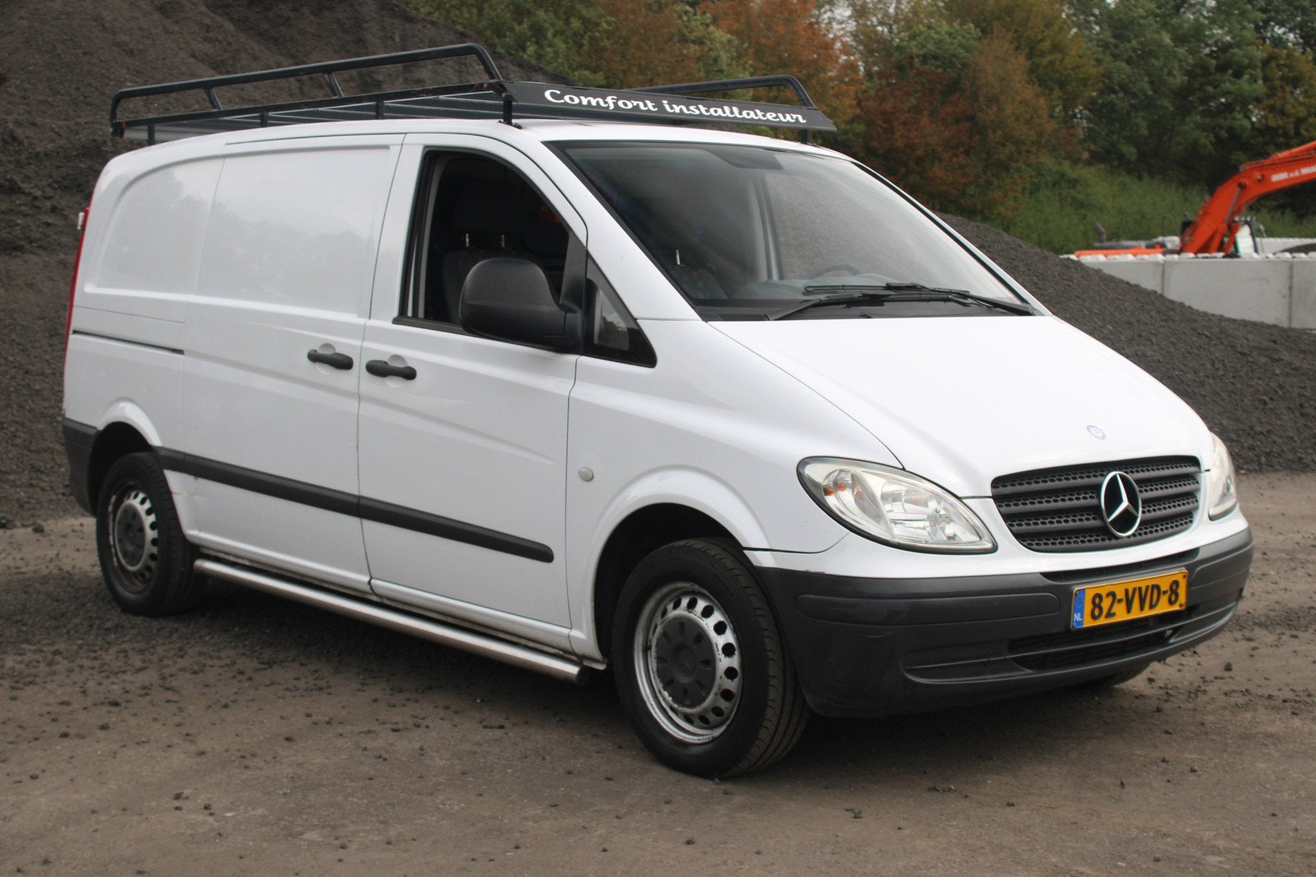 Mercedes-Benz Vito 109 CDI 320 Amigo (bj 2008), Gebruikt, Zwart, 4 cilinders, Wit