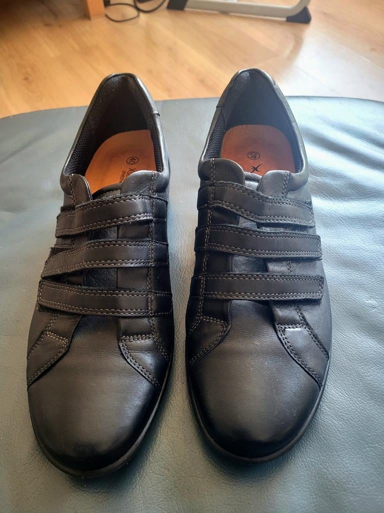 Ecco 40 comfortschoenen maat 40 - Zwart, Ecco, Ophalen of Verzenden, Gedragen, Instappers