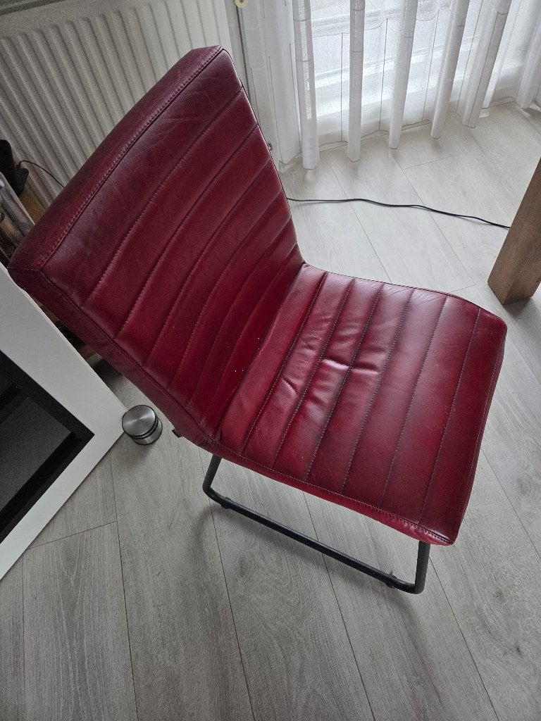 Eetkamerstoelen, Ophalen, Gebruikt, Overige kleuren, Leer