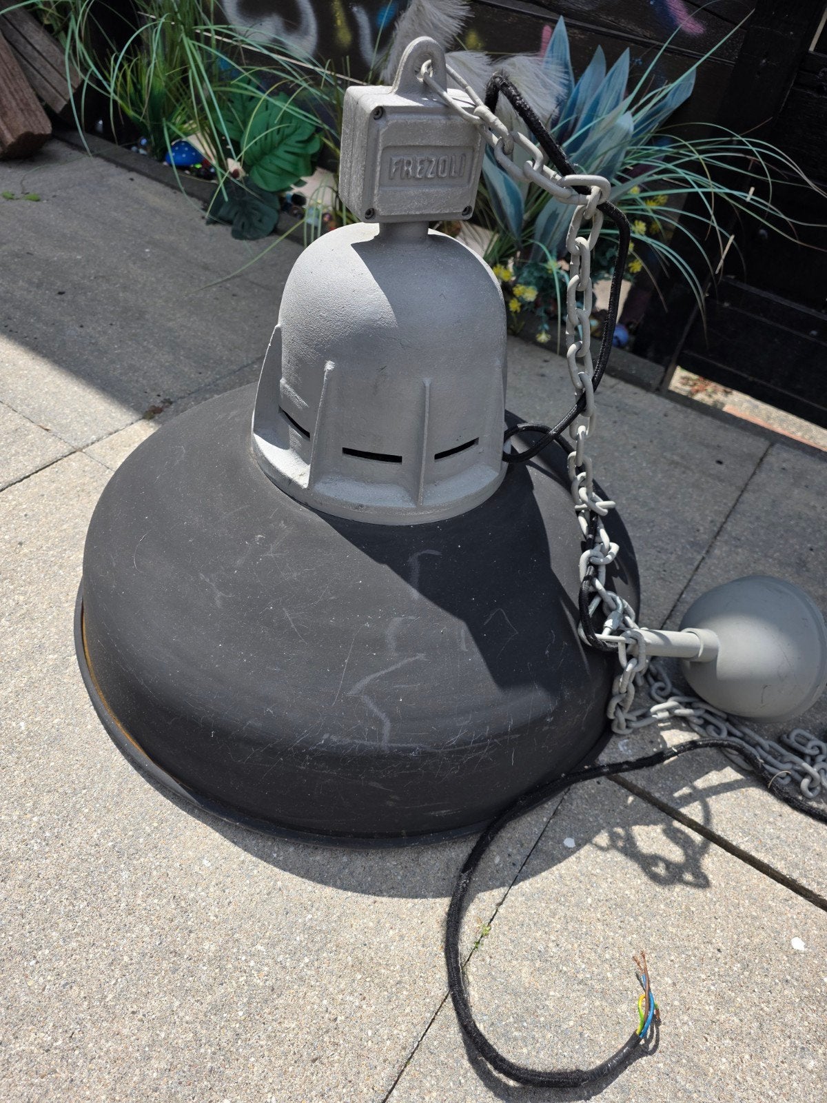 Frezoli Lighting Industriële Hanglamp - Dutch Design 829, Ophalen, Gebruikt, E27 (groot), Metaal
