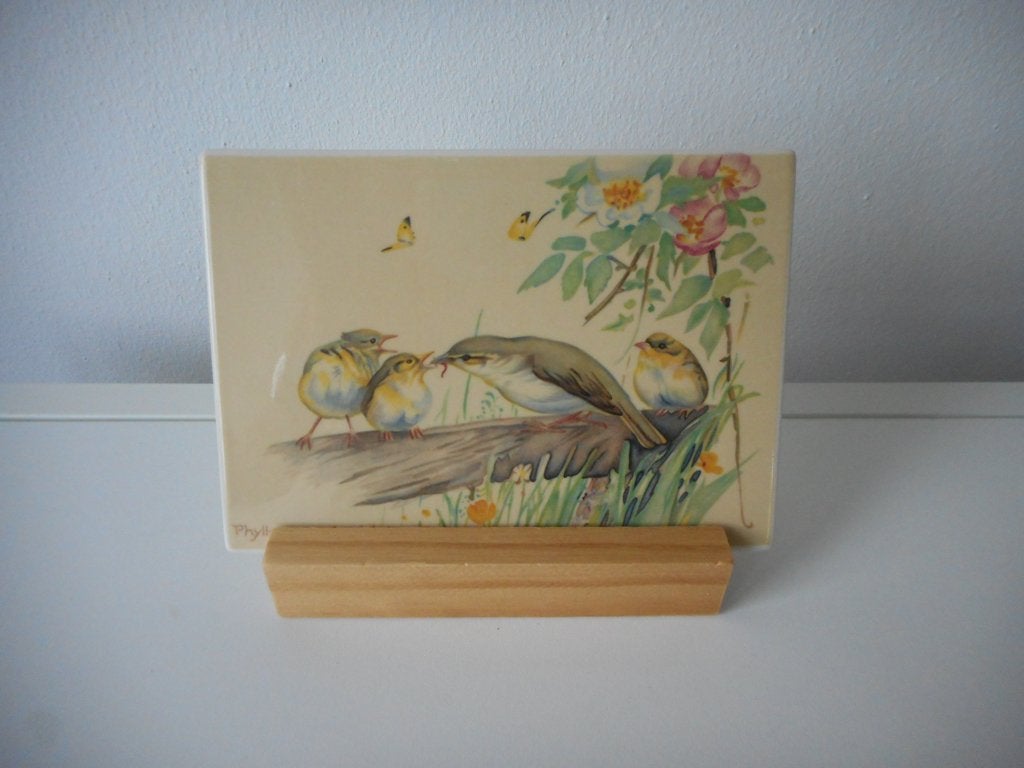 Wanddecoratie, tegel, Vilbo Card van Villeroy & Boch, Meerkleurig, Decoratieobject, Ophalen of Verzenden, Zo goed als nieuw