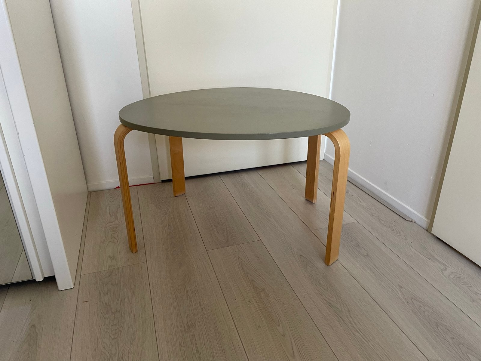 IKEA houten bijzettafel/salontafel, Ophalen, Gebruikt, Overige vormen, Hout