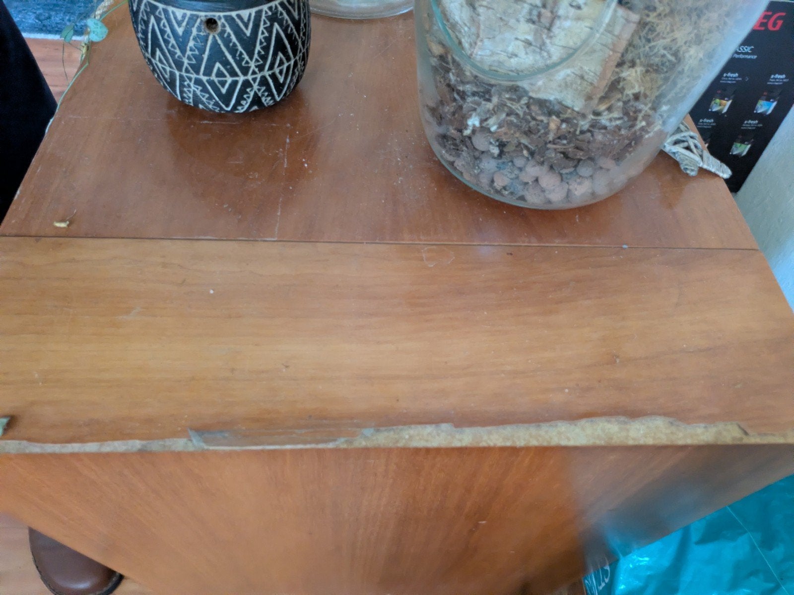 Gratis Houten dressoir met lades en deuren vanaf 18 septembe, Ophalen, Gebruikt, Klassiek, 150 tot 200 cm