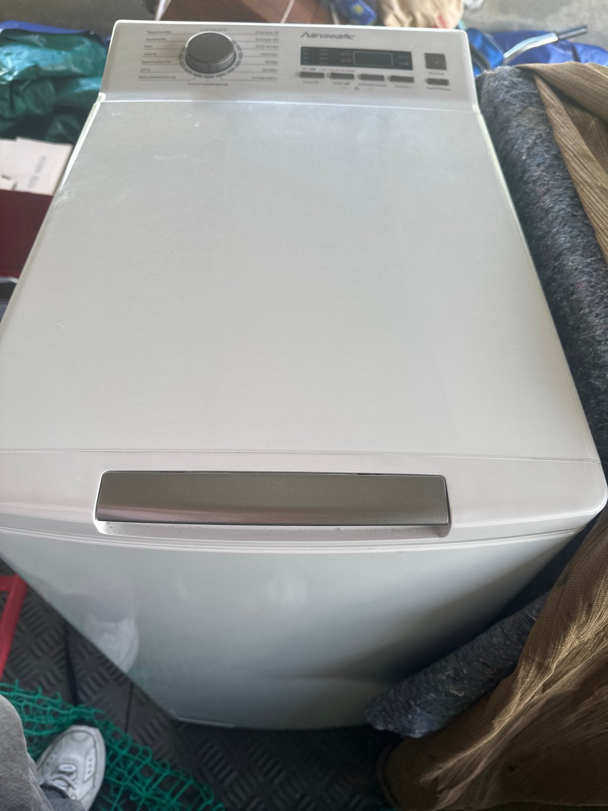 Hanseatic Bovenlader Wasmachine - Zo goed als nieuw, Ophalen, 6 tot 8 kg, Minder dan 1200 toeren, Bovenlader
