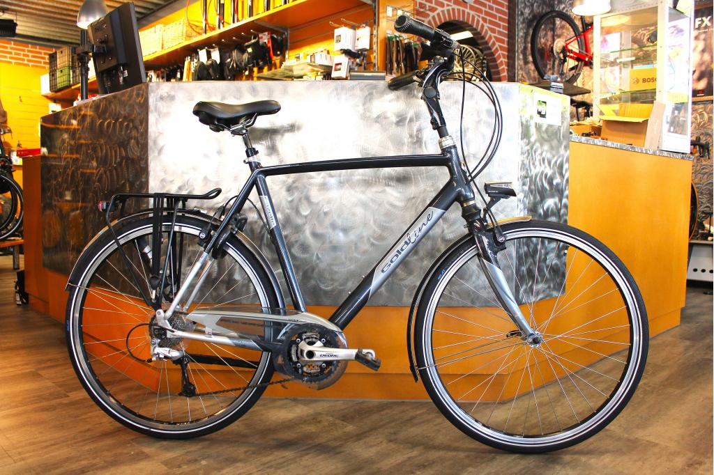Zeer nette gebruikte Gazelle Goldline herenfiets 61 cm, 28 inch, Gebruikt, Vering, Niet ingevuld