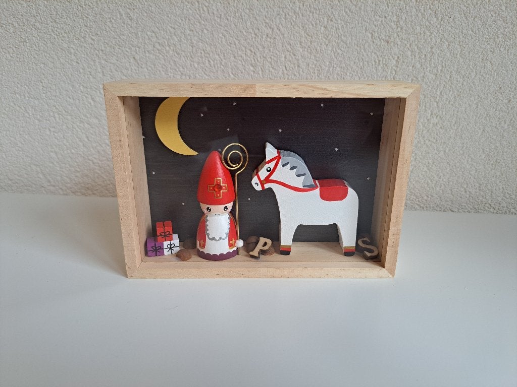 Sint 3D lijstje pegdolls, Ophalen of Verzenden, Nieuw