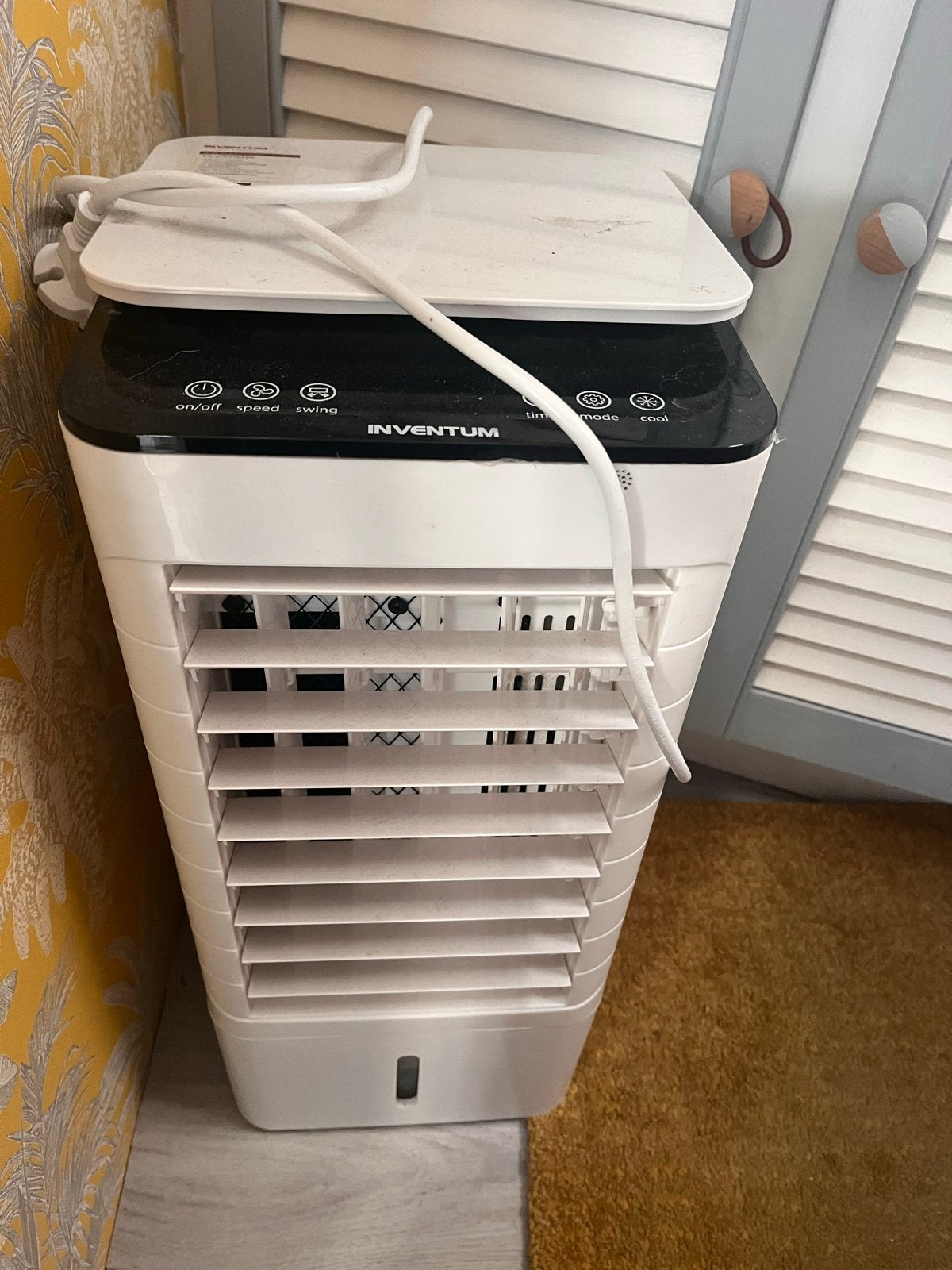 Inventum VLK500W 3-in-1 luchtkoeler - Klepje sluit niet goed, Gebruikt, Minder dan 60 m³, Timer, 3 snelheden of meer