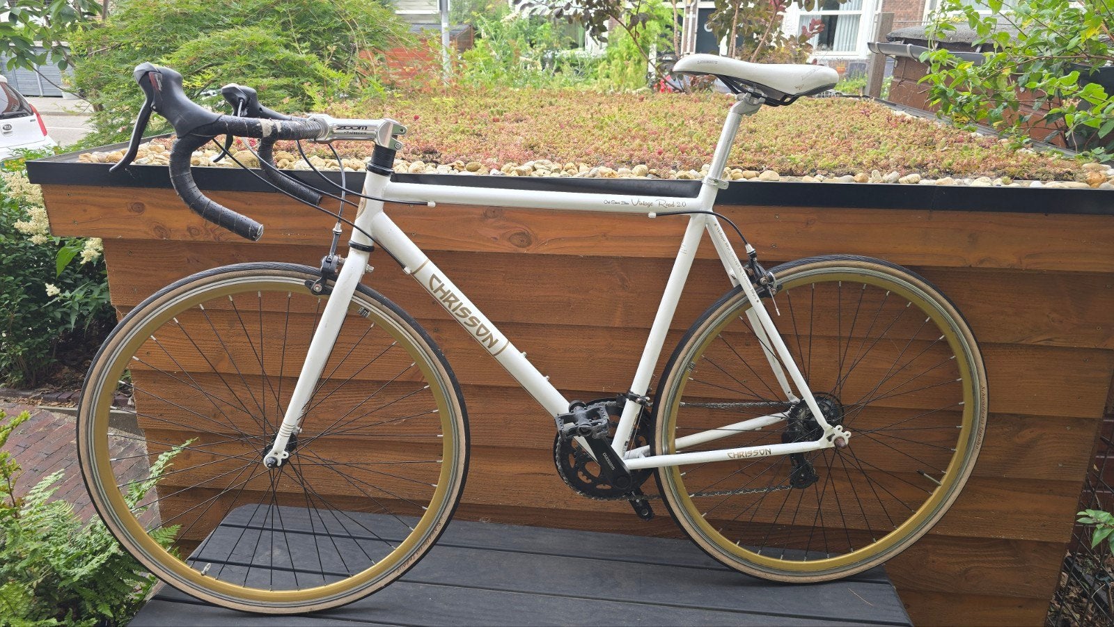 Moet Weg! Racefiets vintage Chrisson Road 2.0 - Wit, Ophalen, Gebruikt, Aluminium, Overige merken