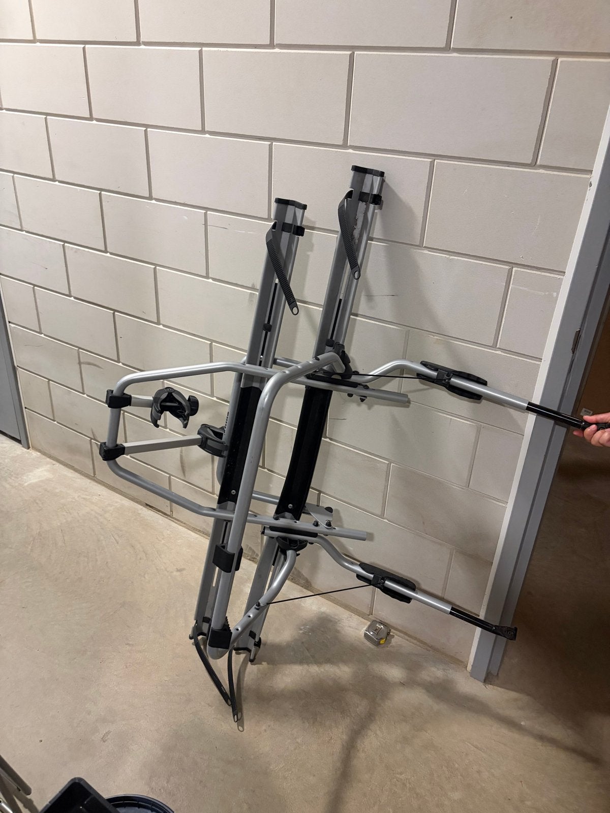 Thule fietsendrager voor achterklep (zonder trekhaak), Auto diversen, Fietsendragers, Ophalen, 2 fietsen, Gebruikt, Achterklepdrager