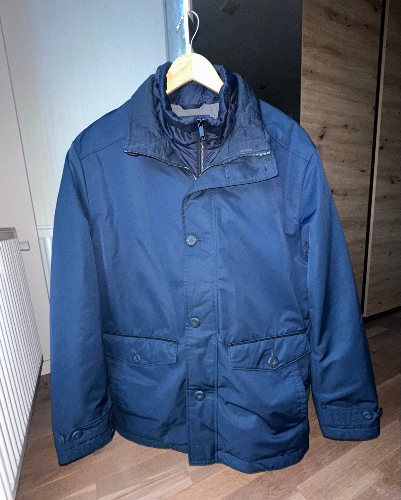 Westbury Premium Double-Front Parka - Donkerblauw Maat L, Ophalen of Verzenden, Zo goed als nieuw, Maat 52/54 (L), Blauw