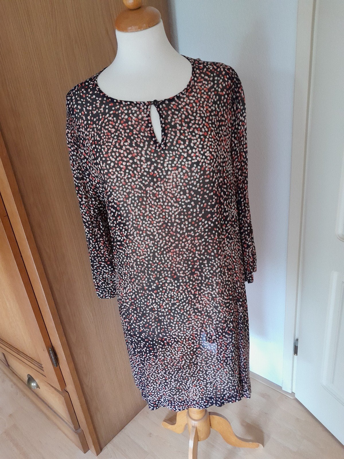 Tuniek jurk van Masai transparant valt als XL, Kleding | Dames, Jurken, Masai, Verzenden, Zo goed als nieuw, Maat 46/48 (XL) of groter