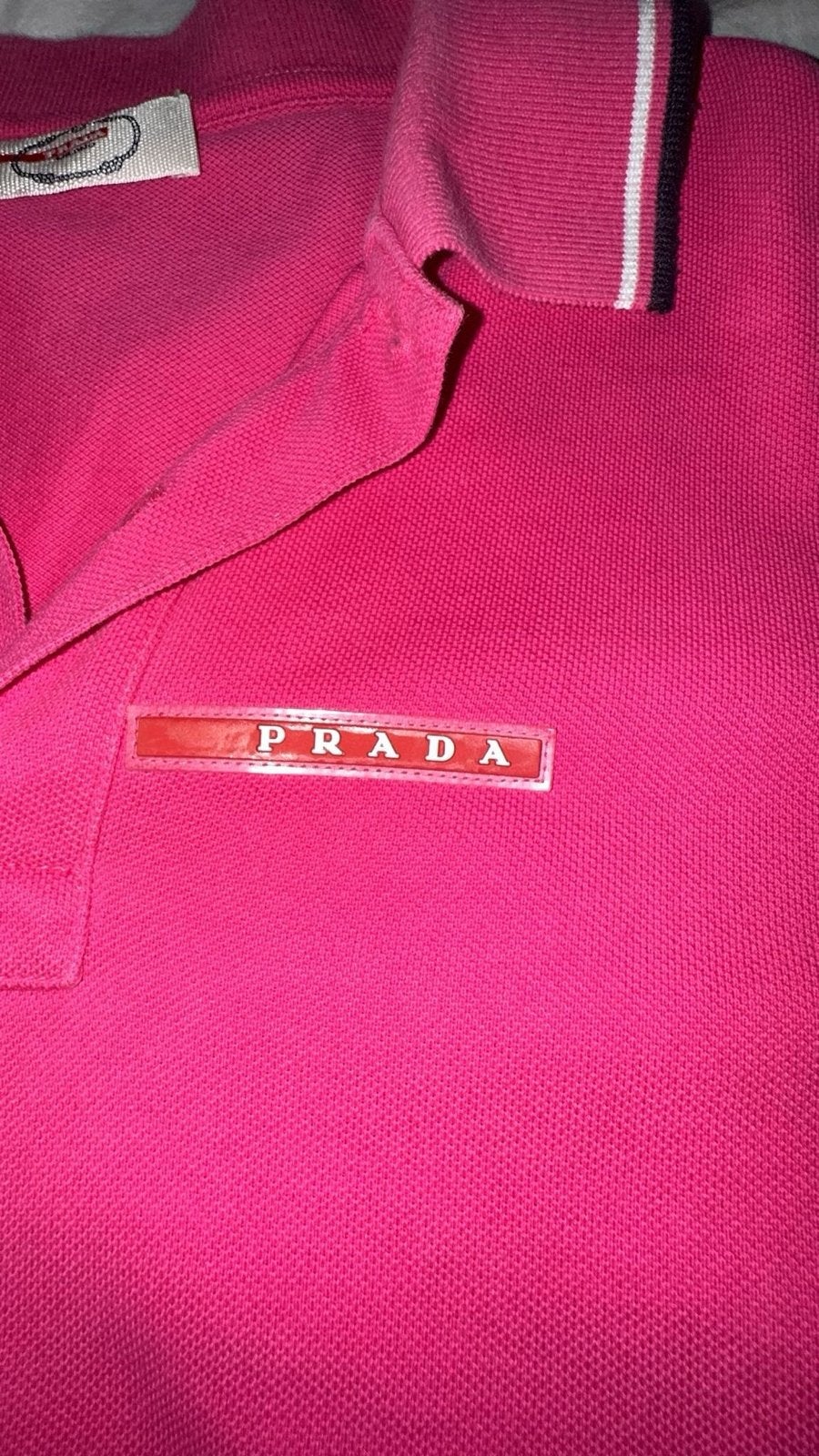 Prada Polo Shirt Roze - Maat S, Ophalen of Verzenden, Gedragen, Roze