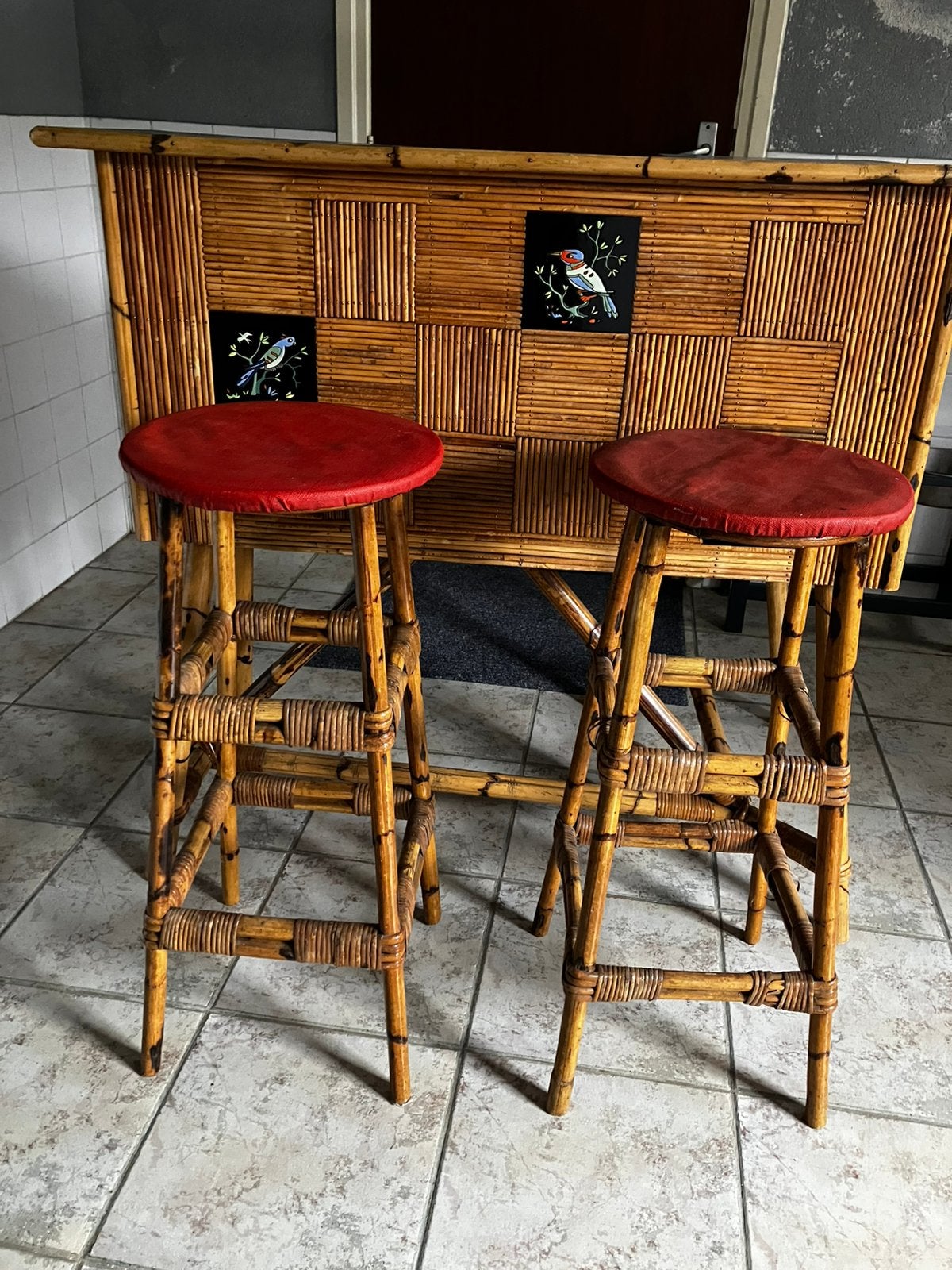 Unieke vintage tiki bar, Ophalen, Huis en Inrichting