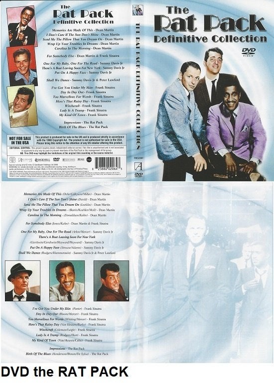 nw. staat DVD, THE RAT PACK definitive collection, Alle leeftijden, Ophalen of Verzenden, Zo goed als nieuw