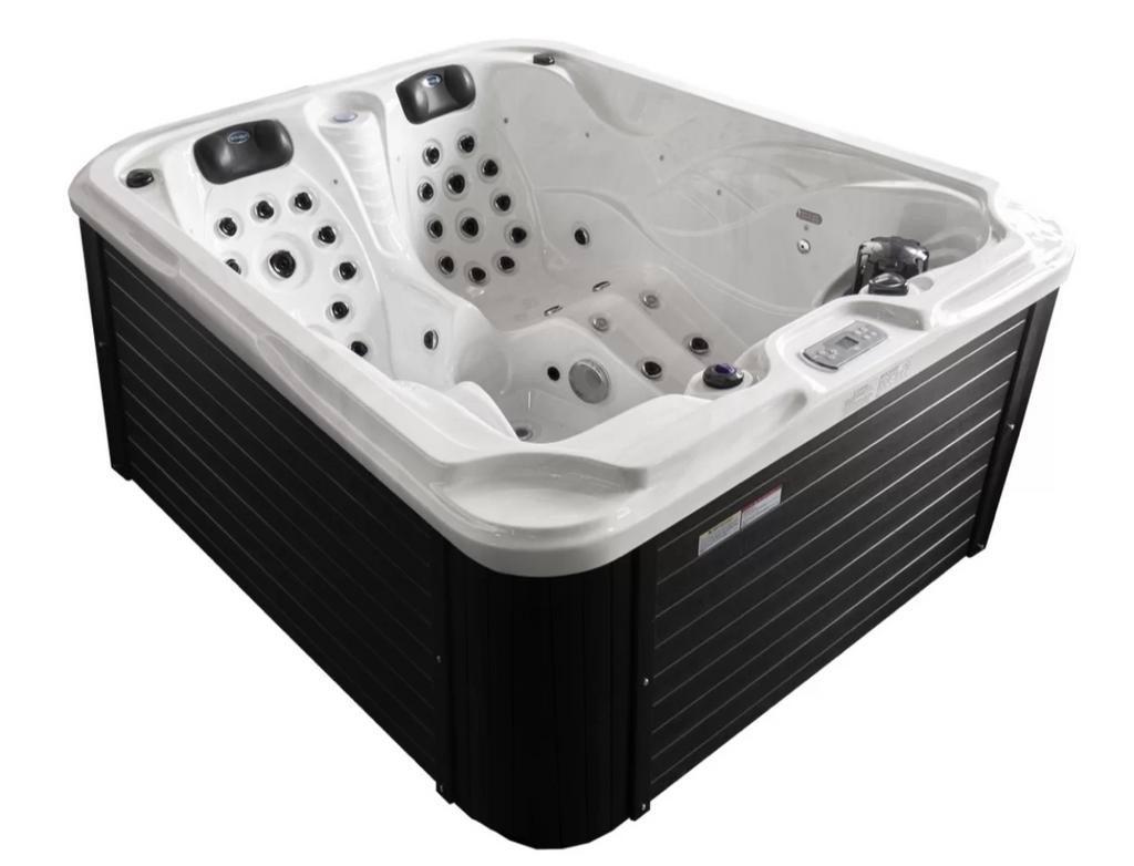 Jacuzzi nieuw 3 pers met 2 ligplekken € 7995,-, Ophalen of Verzenden, Nieuw, Trap, Vast